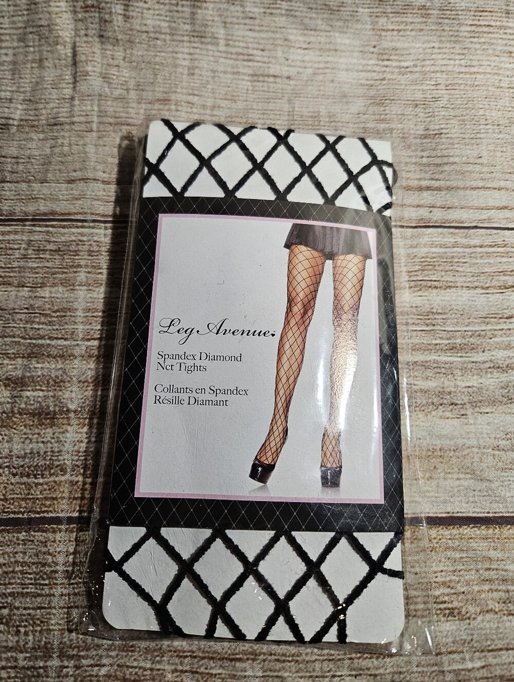 Leg avenue gothic black fishnet diamond stockings tights
